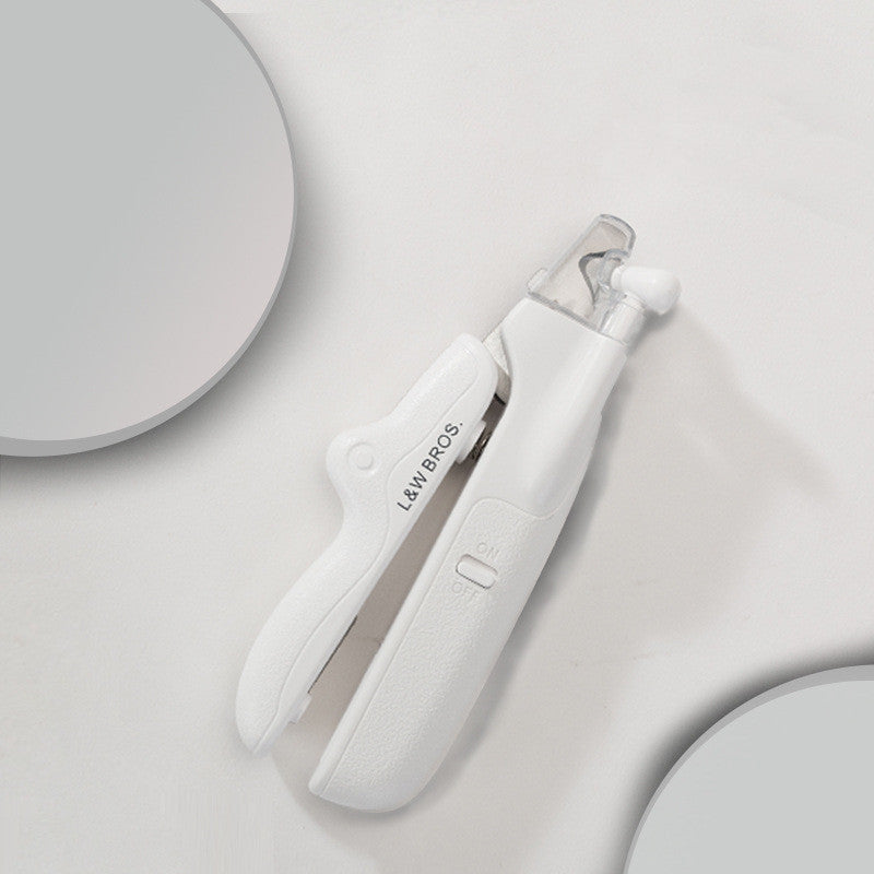 Pet Nail Clippers With LED Light Dogs Cat Nail Scissors