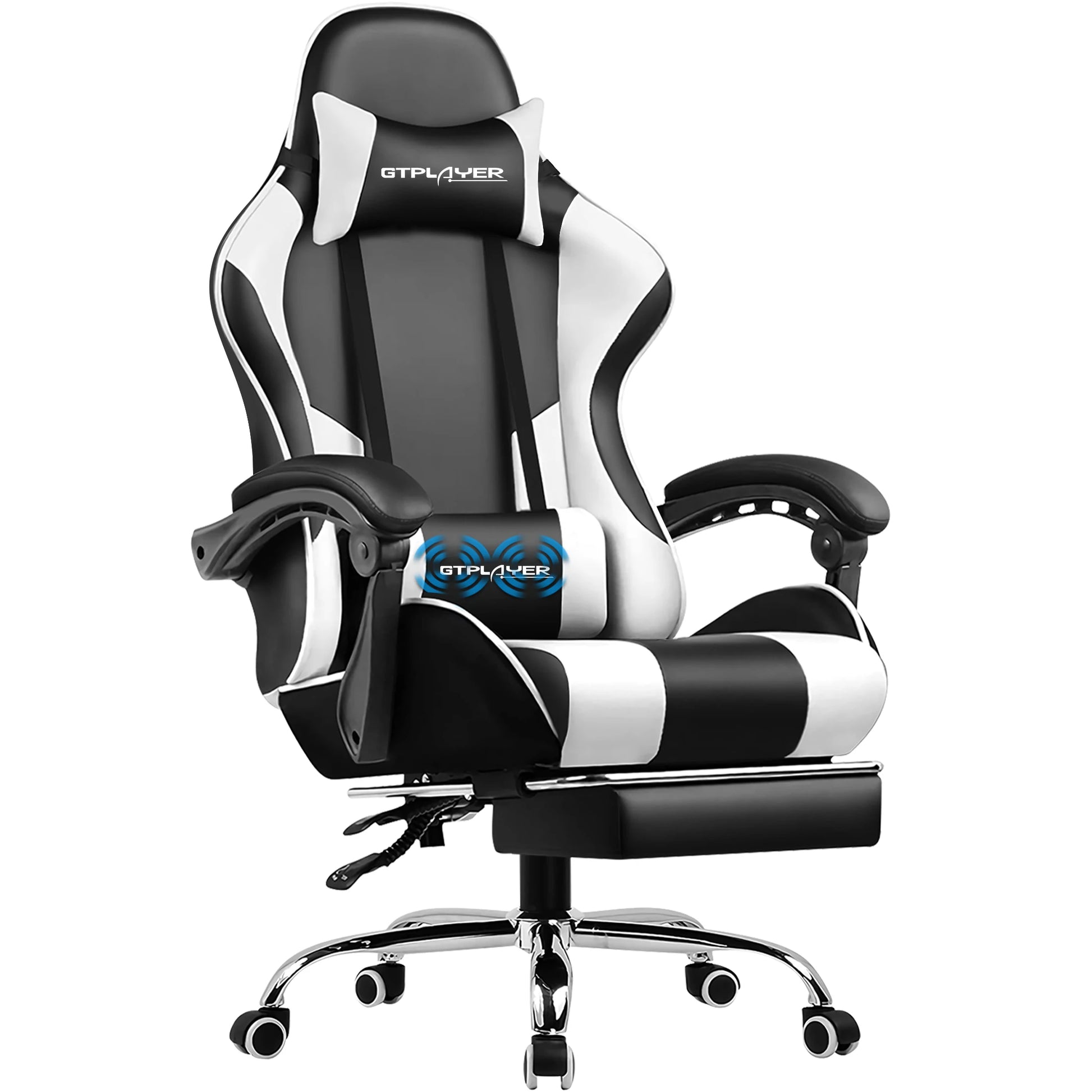 GTPLAYER Gaming Chair with Footrest