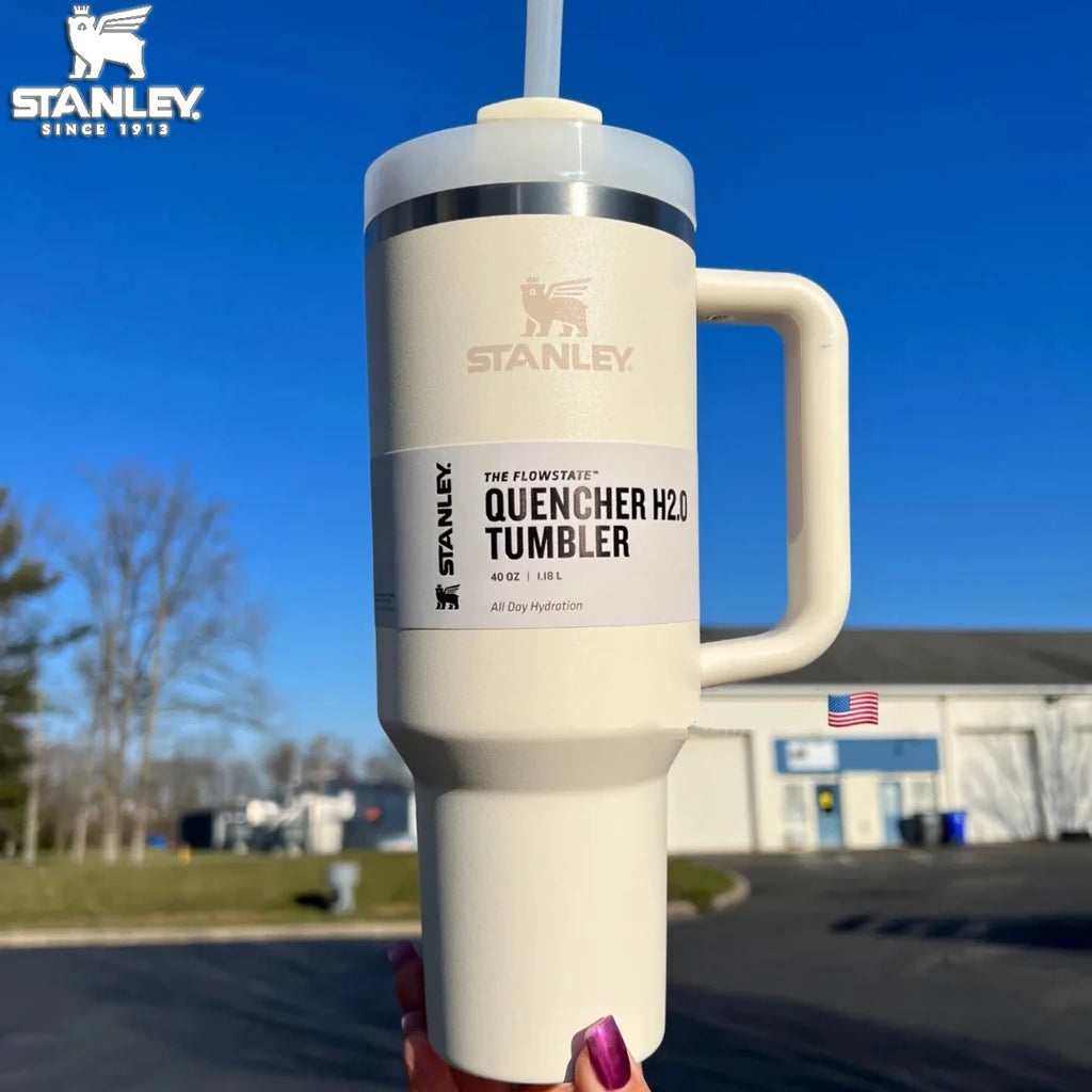 Stanley Quencher H2.0 Tumbler with Handle and Straw 40 oz