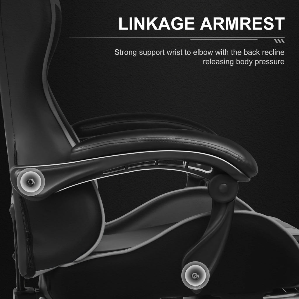 GTPLAYER Gaming Chair with Footrest