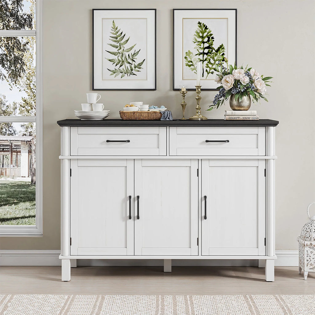 Farmhouse Storage Buffet Cabinet