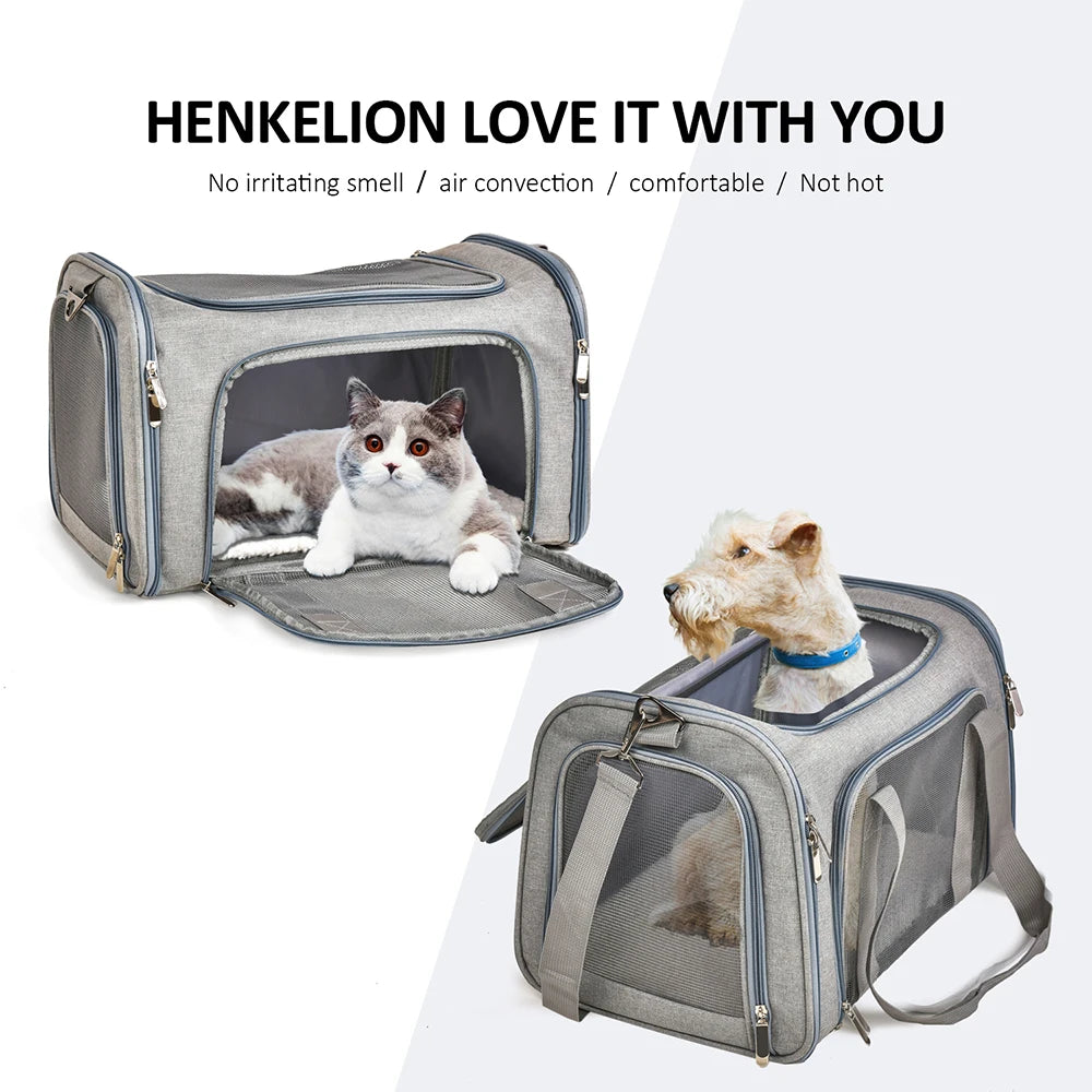Airline approved small dogs and cats carrying bag