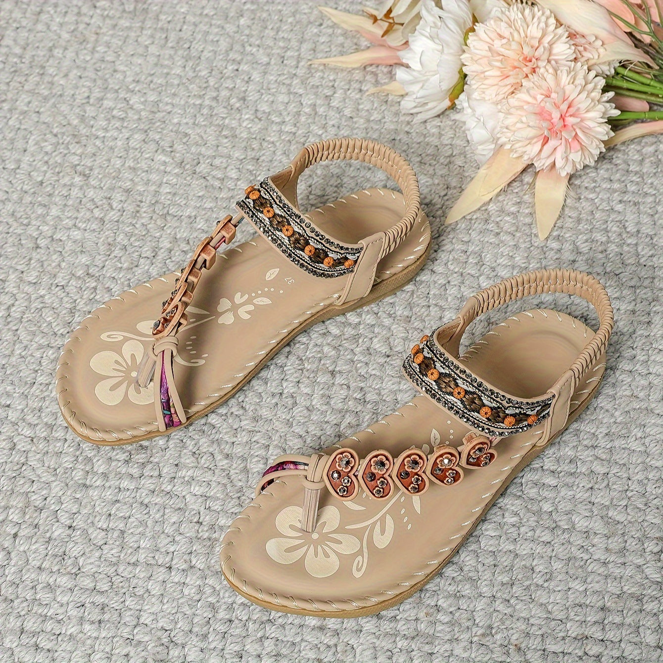 Bohemian Thong Sandals Summer Fashion