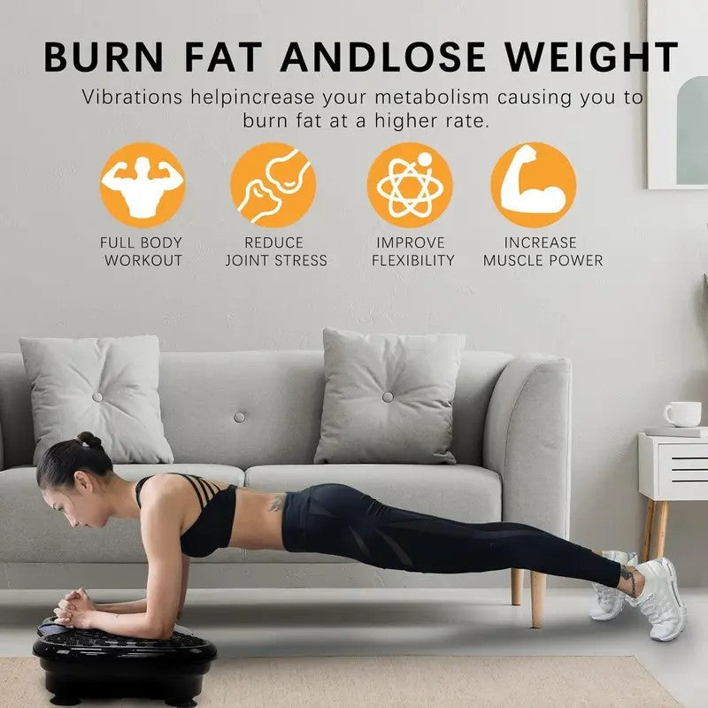 Vibrating Fat Shake,3D Vibration Plate Exercise Machine up to 120 KG support