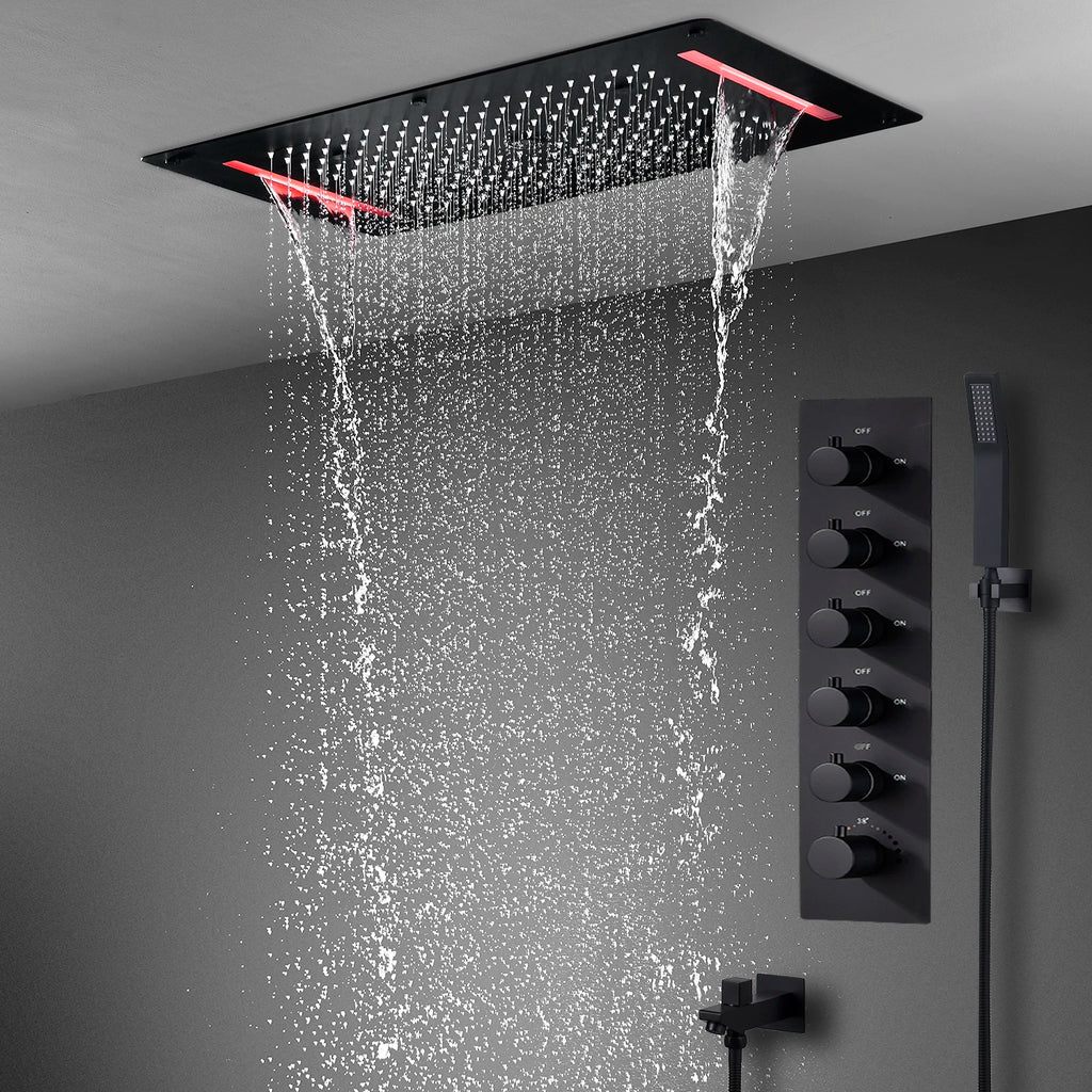 SKY RAIN 700x380mm Smart Ceiling Shower Panel