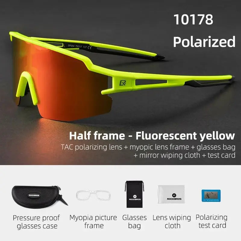 ROCKBROS Cycling Glasses Photochromic Eye Protecting Glasses