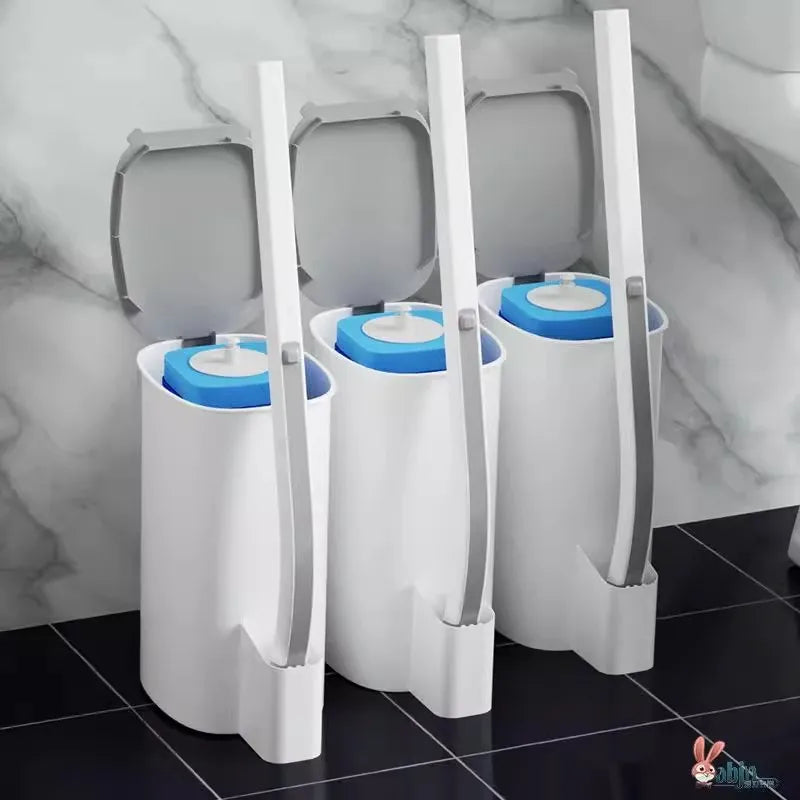 🧻 Disposable Toilet Brush Cleaner with Long Handle – Replaceable Heads & Hygienic Bathroom Cleaning Solution