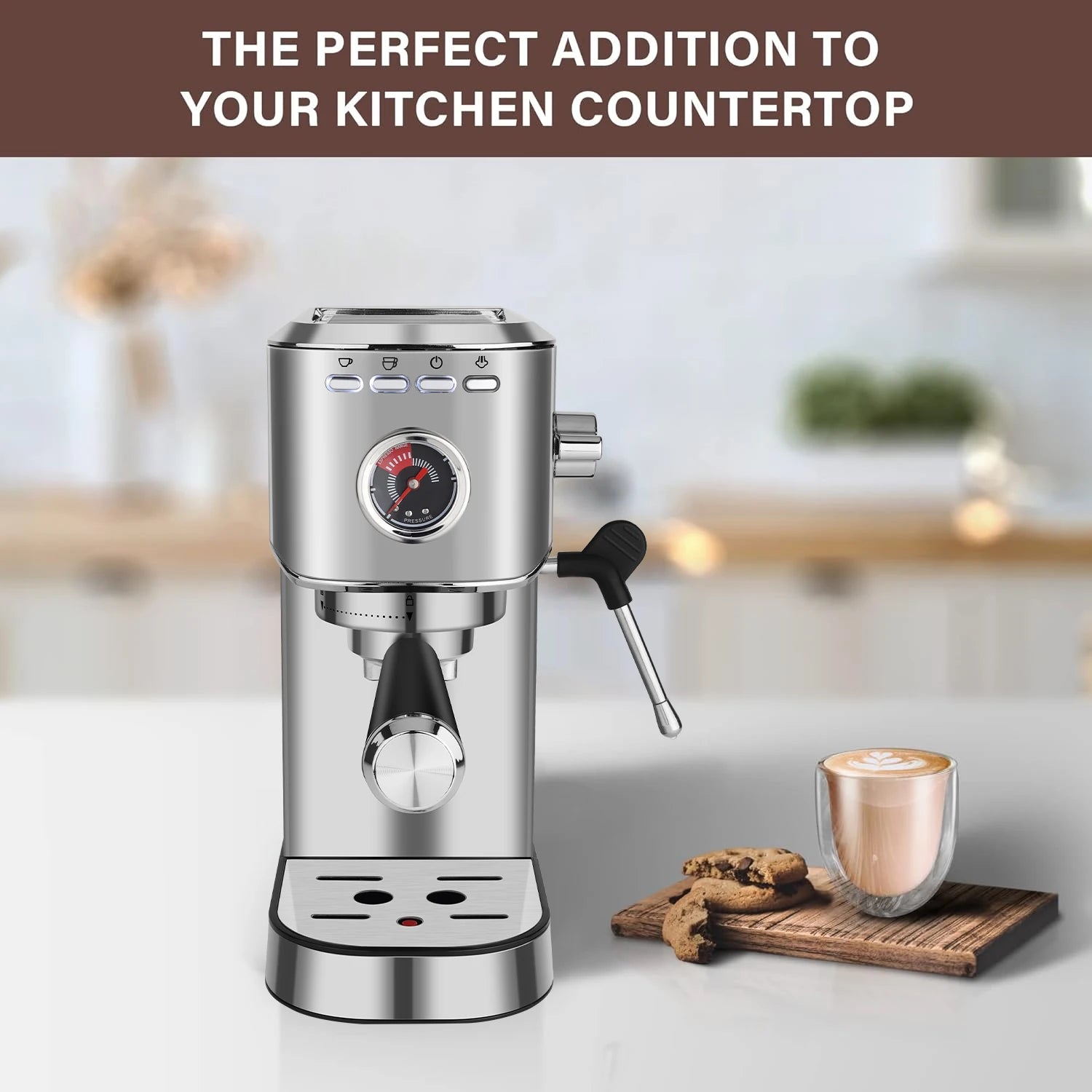 DOYOMI 20 Bar Espresso Machine, Professional Espresso Maker With Milk Frother
