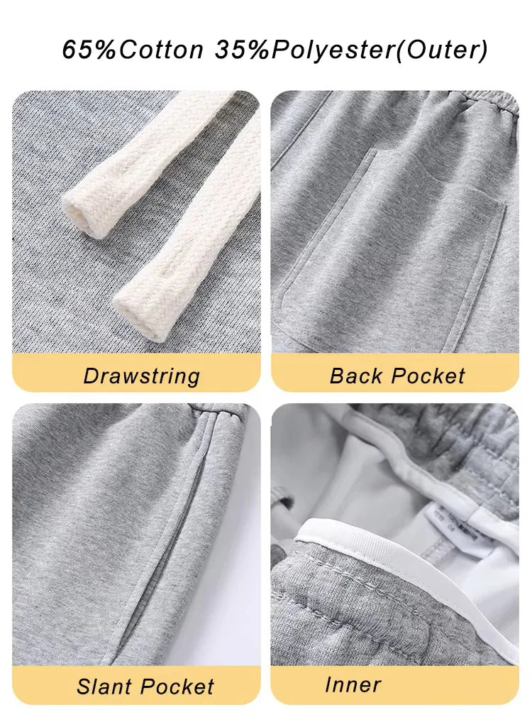 Spring Autumn Men Sweatpants Korean Fashion