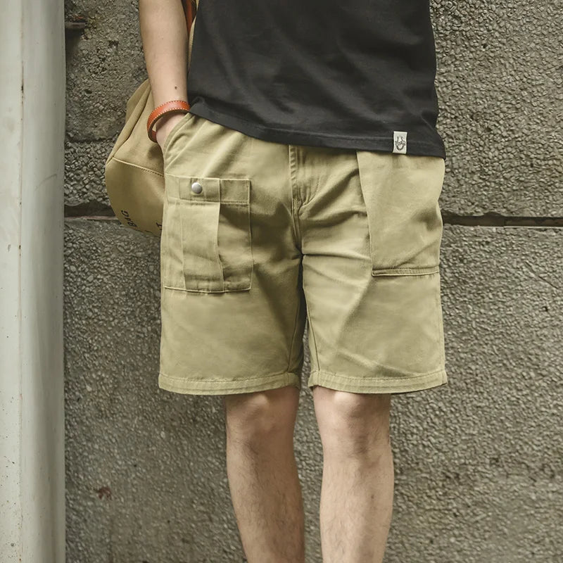 Maden Vintage P37 Cotton Cargo Shorts
