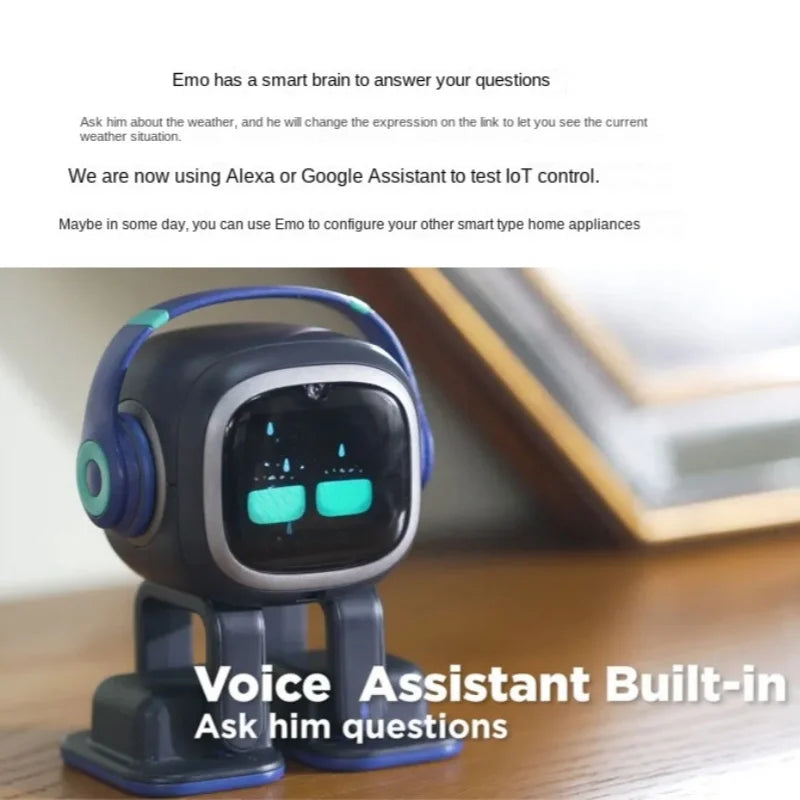 🧠 EMO: Your AI Robot Pet with Attitude, Style & Soul 🎧🕺