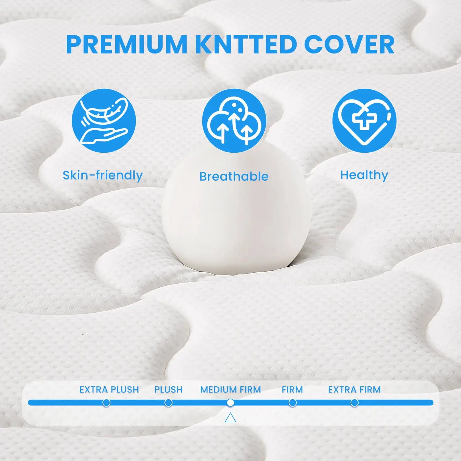 Queen Size Mattress Medium Firm Hybrid Mattress with Gel Memory Foam