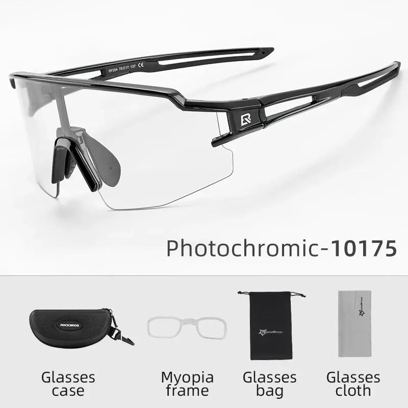 ROCKBROS Cycling Glasses Photochromic Eye Protecting Glasses