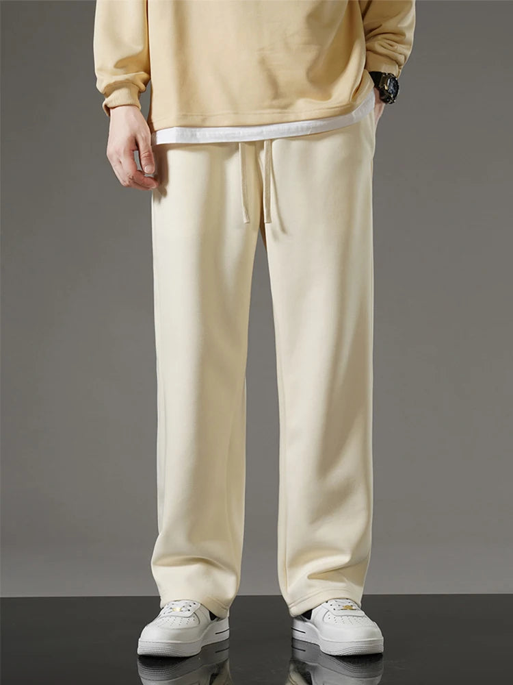 Spring Autumn Men Sweatpants Korean Fashion