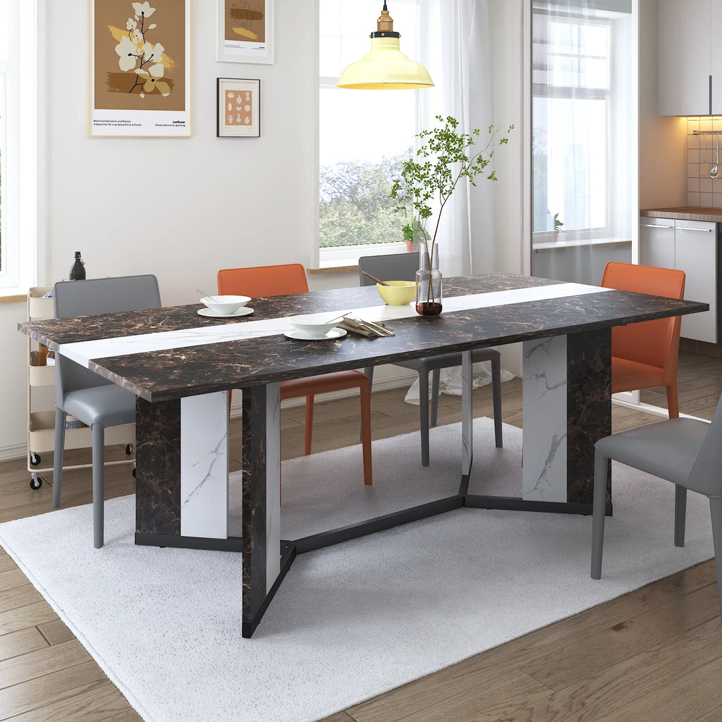 71" Large Luxurious Rectangular Dining Table