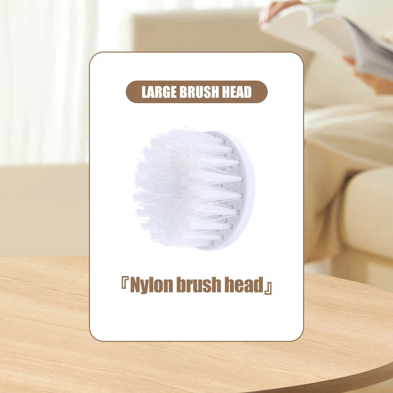 5-in-1 Electric Spin Scrubber – Powerful Cleaning Brush with 5 Replaceable Heads & USB Charging