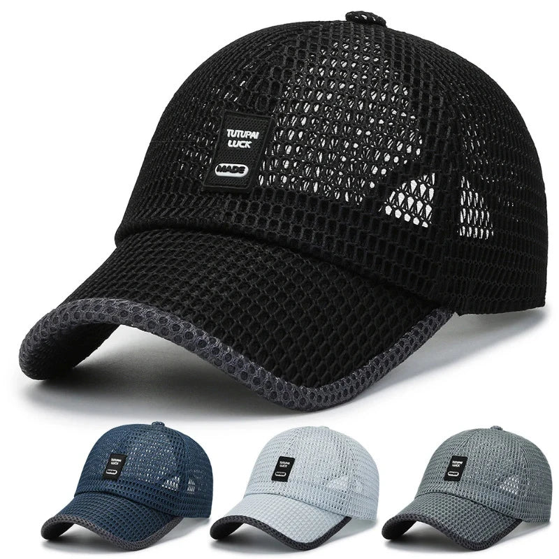 [NORTHWOOD] Men's Mesh Baseball Cap Breathable Summer Caps