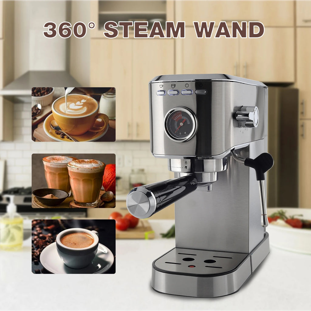 DOYOMI 20 Bar Espresso Machine, Professional Espresso Maker With Milk Frother