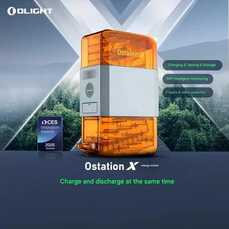 Ostation X 3-in-1 Smart Battery Charger by VERFANS