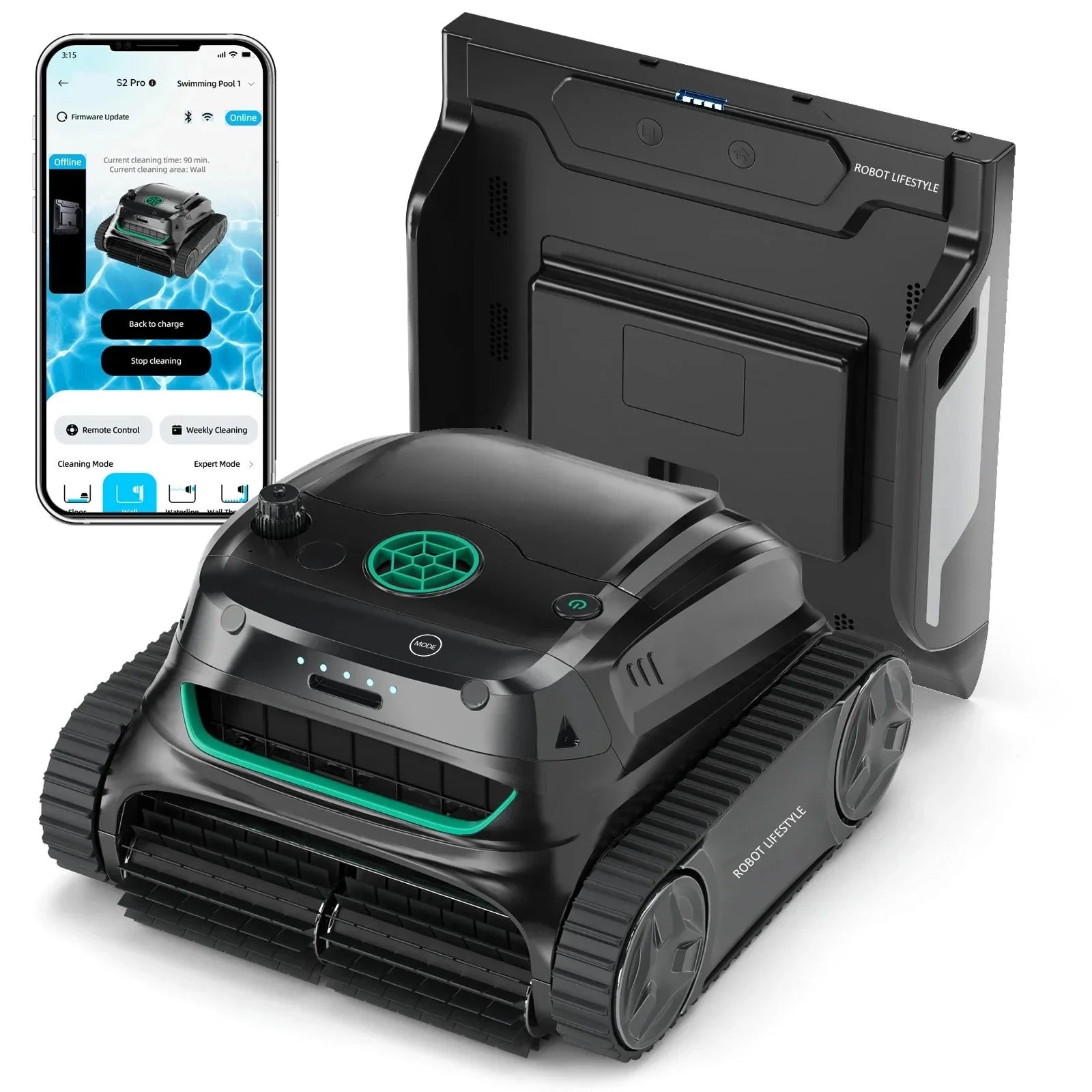 S2 Pro Robotic Pool Cleaner