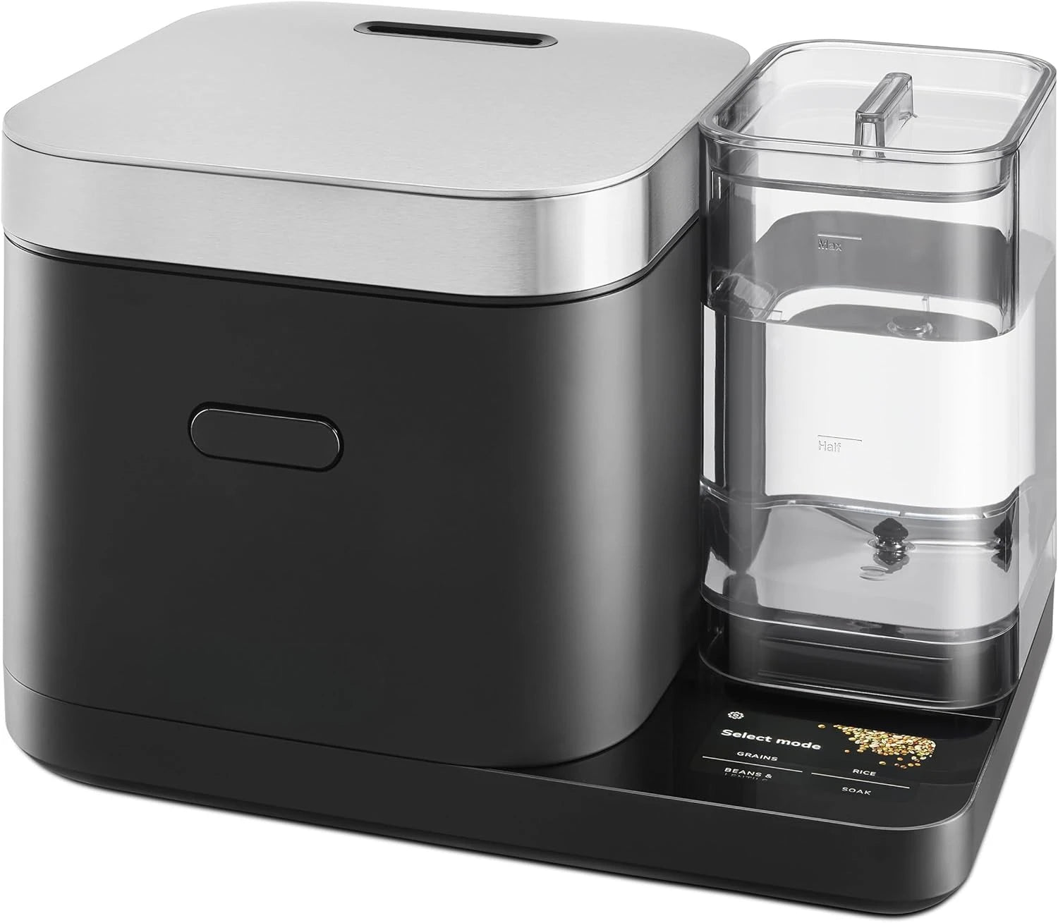 8-Cup Smart Rice & Grain Cooker with Integrated Scale, Auto Water Tank & 21 Presets –