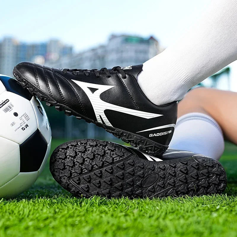 Men Soccer Shoes Adult Kids TF/FG Football Boots