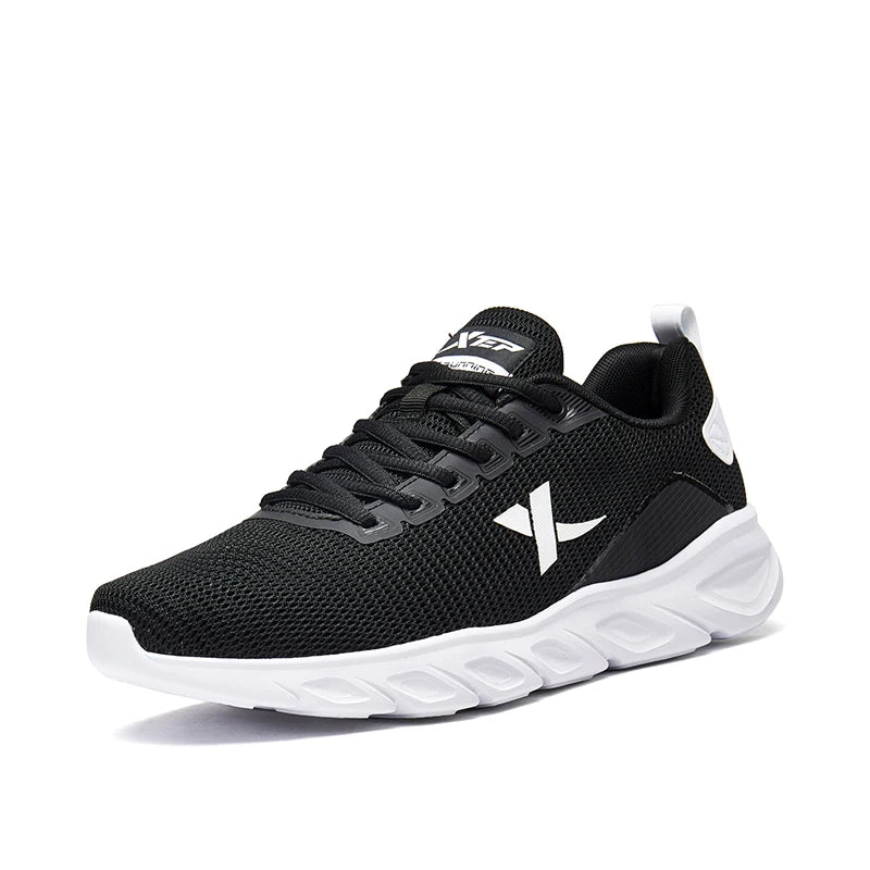 Xtep Running Shoes Men Breathable Mesh Shock Absorption Sports Shoes