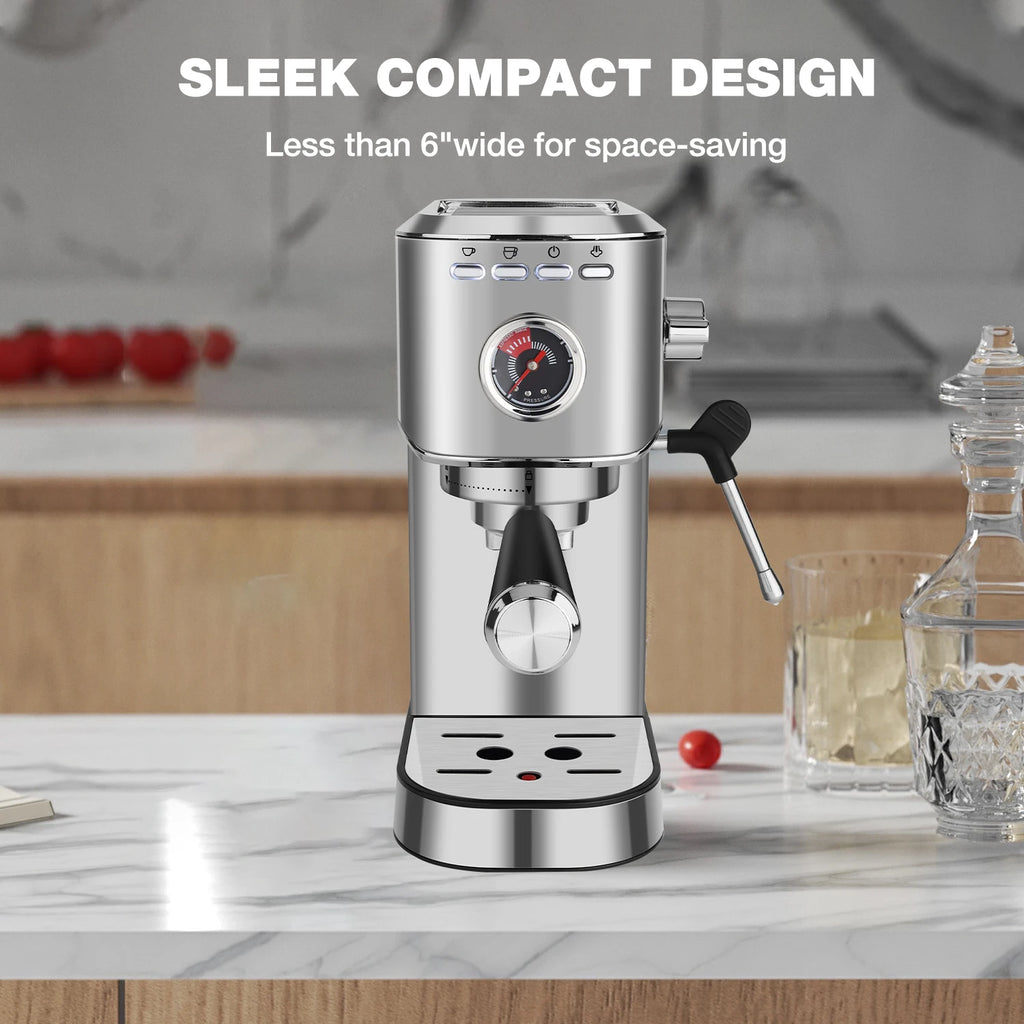 DOYOMI 20 Bar Espresso Machine, Professional Espresso Maker With Milk Frother