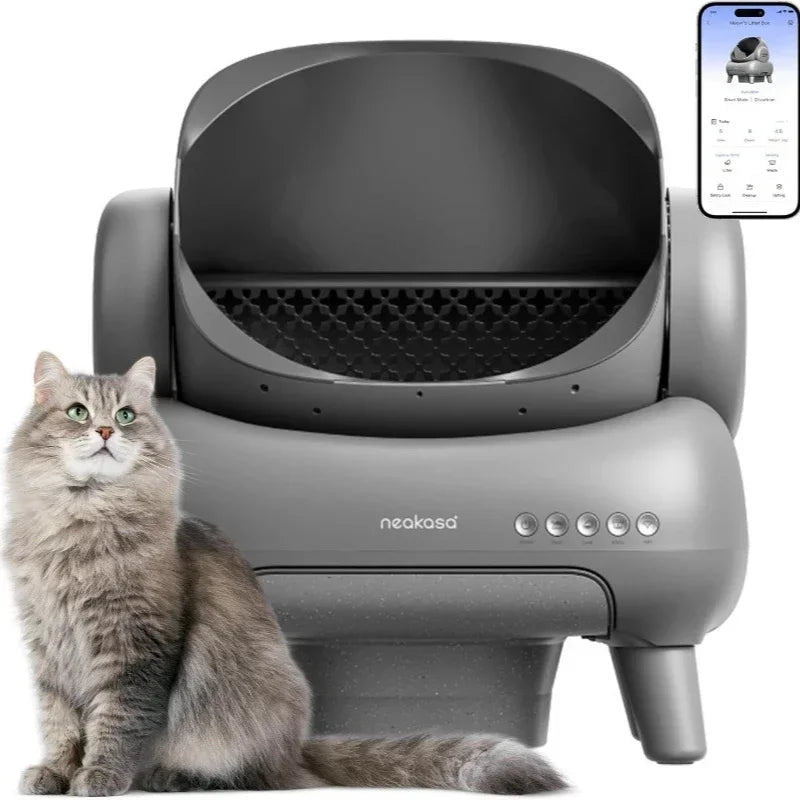 Smart Self-Cleaning Cat Litter Box – Odor-Free & App-Controlled