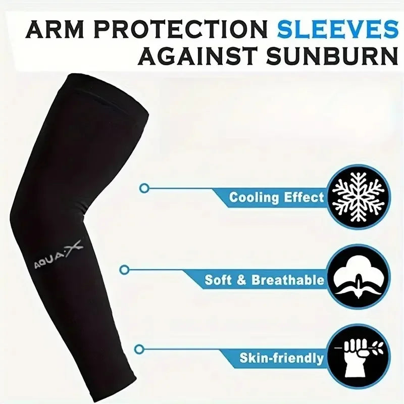 3 Pair of Breathable Sun Protection leg Sleeves