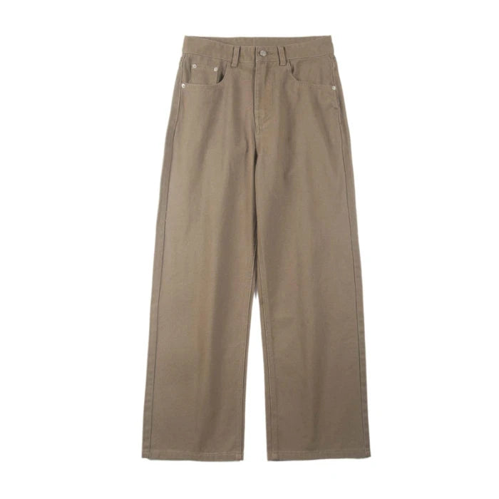 Cotton Men's Baggy Straight Jeans