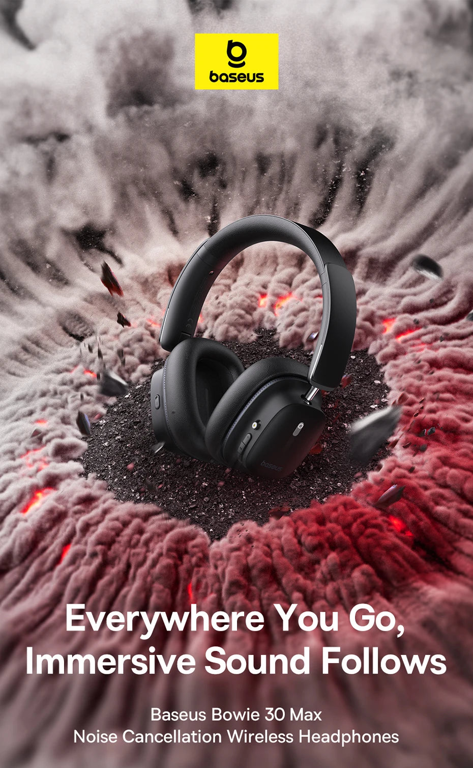 Baseus Bowie 30 Max Bluetooth Headphones