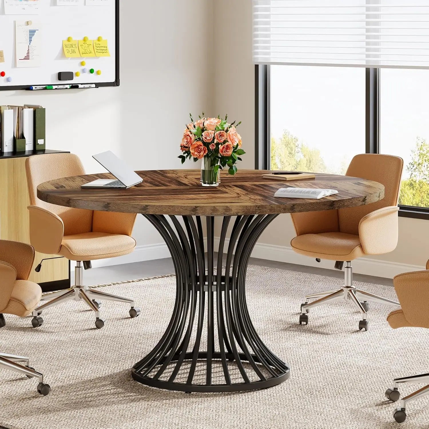 Round Conference Table for 47-Inch Conference Room Table