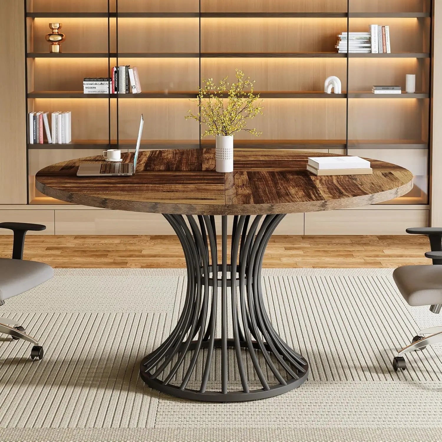 Round Conference Table for 47-Inch Conference Room Table