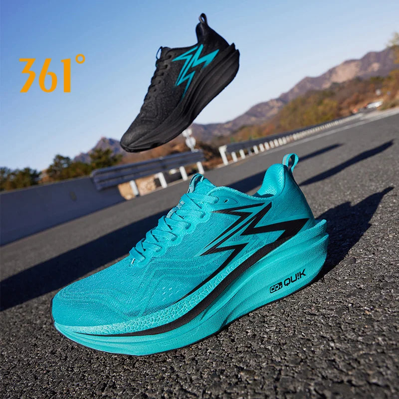 361 Degrees Flame 4.0 MIX Men Running Shoes Carbon Plate