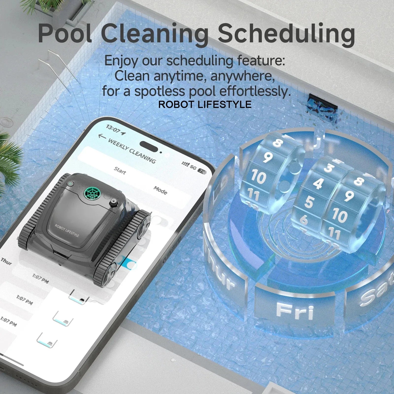 S2 Pro Robotic Pool Cleaner