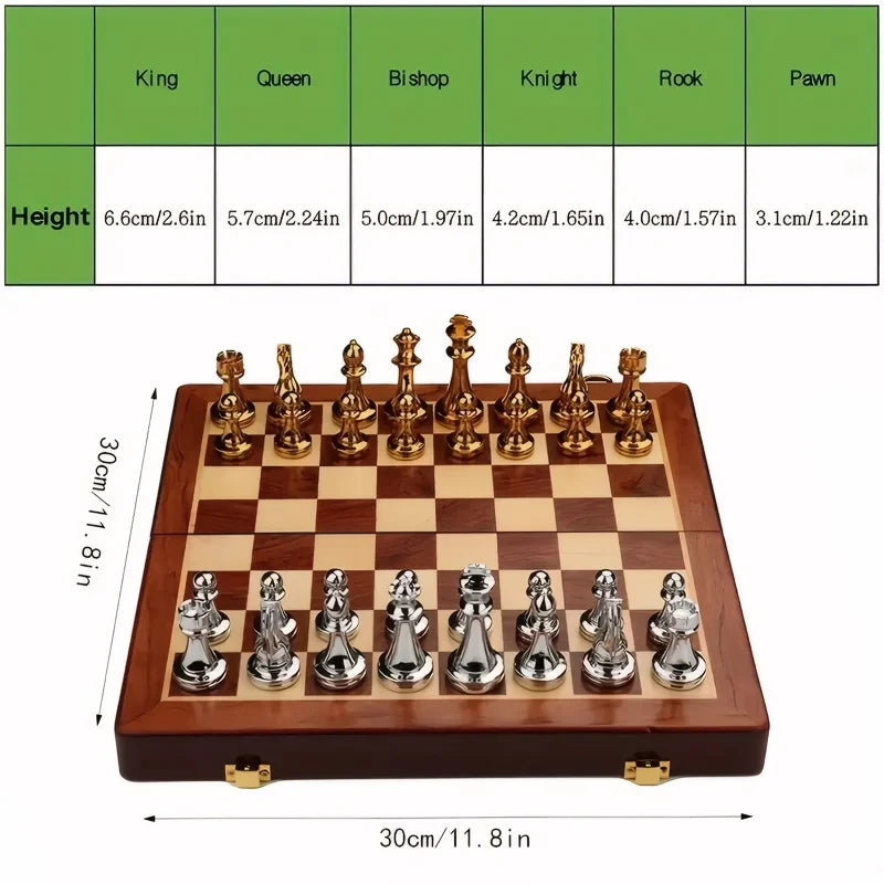 Deluxe Wooden chessboard Set