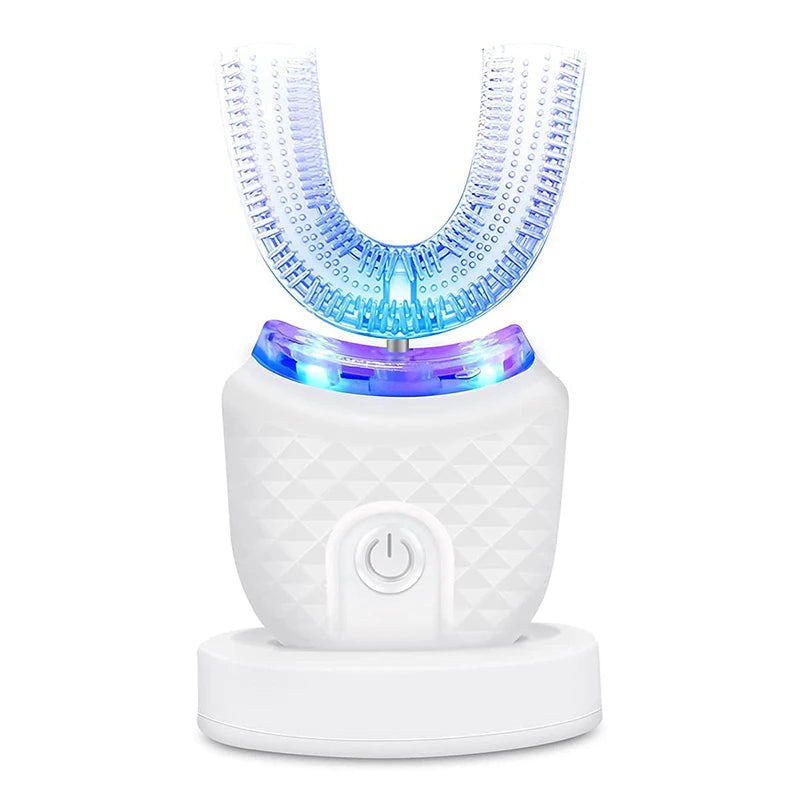 ✨ 360° Ultrasonic U-Shaped Electric Toothbrush