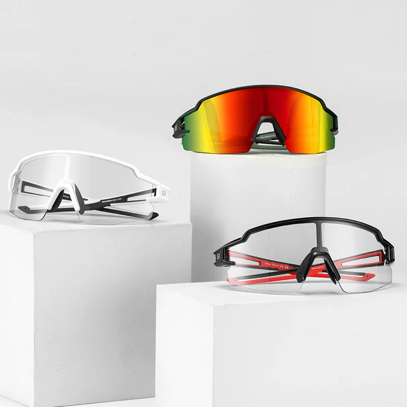 ROCKBROS Cycling Glasses Photochromic Eye Protecting Glasses