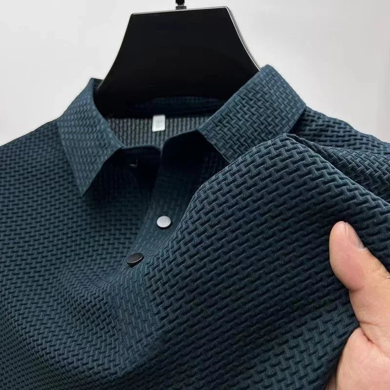 New Men's Business Casual Shirt Sleeved