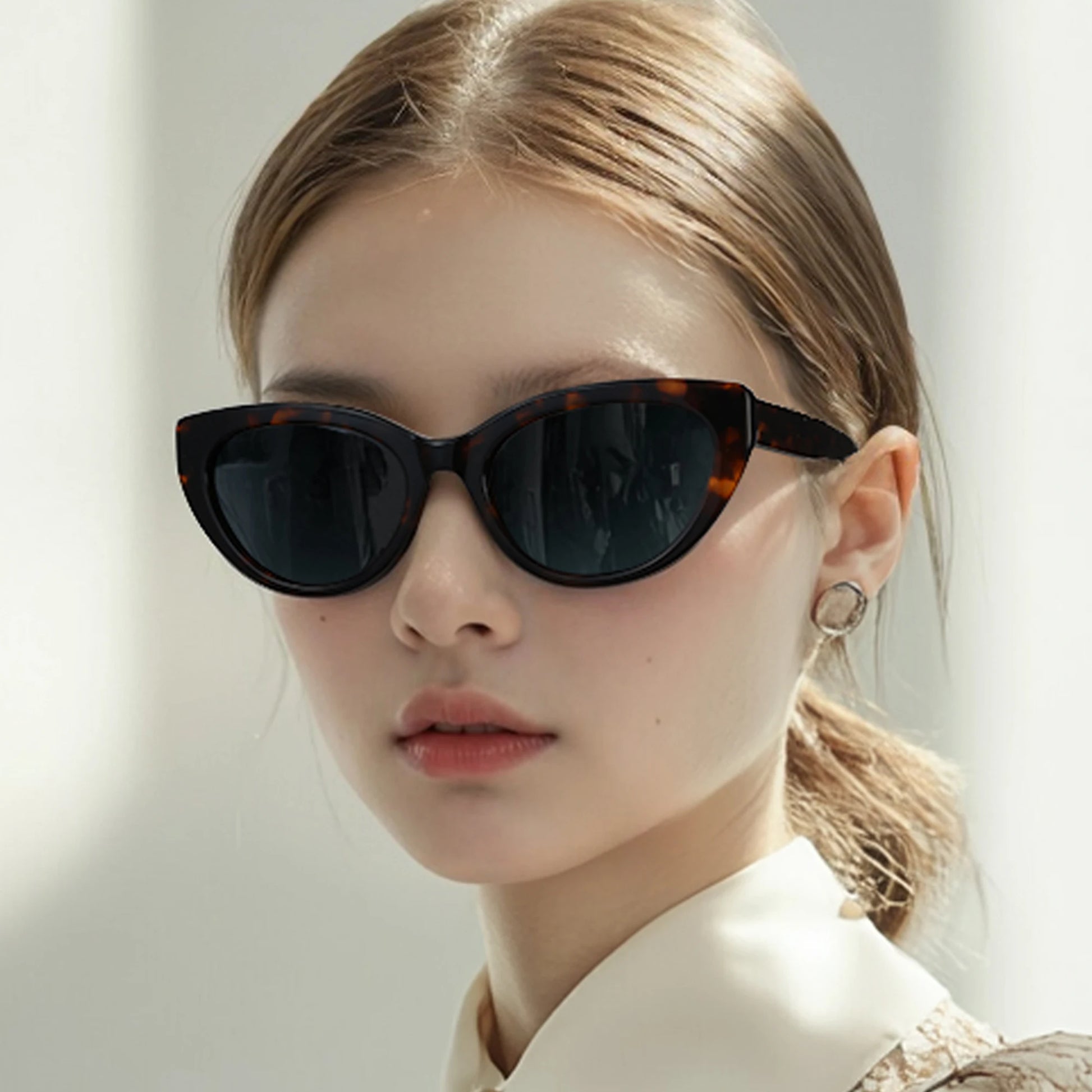 ZENOTTIC Fashion Cat Eye Polarized Sunglasses