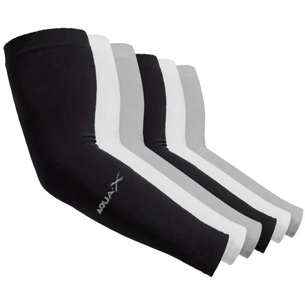 3 Pair of Breathable Sun Protection leg Sleeves