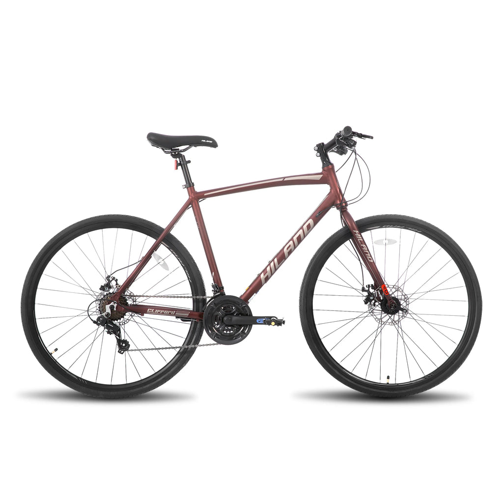HILAND 700c Road Bike, 14 Speeds, Light Weight Aluminum Frame