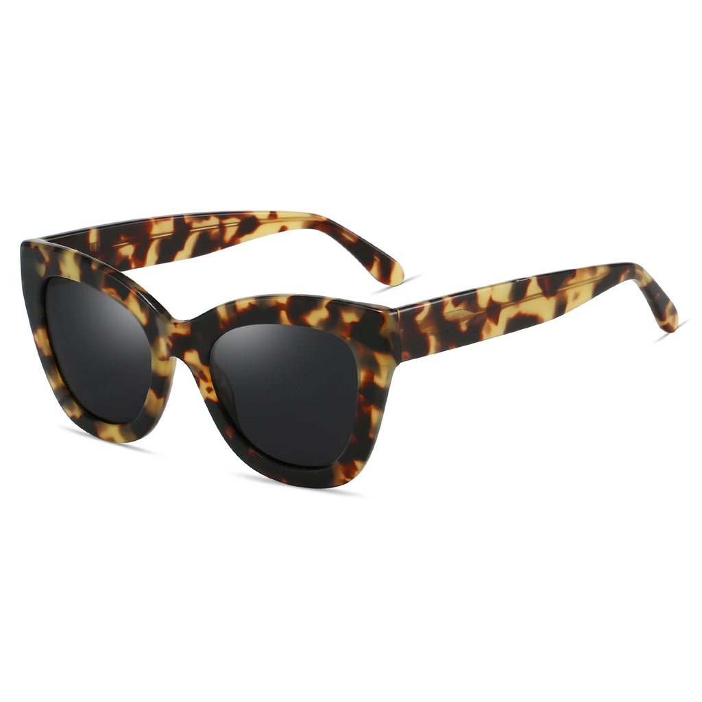 ZENOTTIC Handmade Acetate Butterfly Polarized Sunglasses