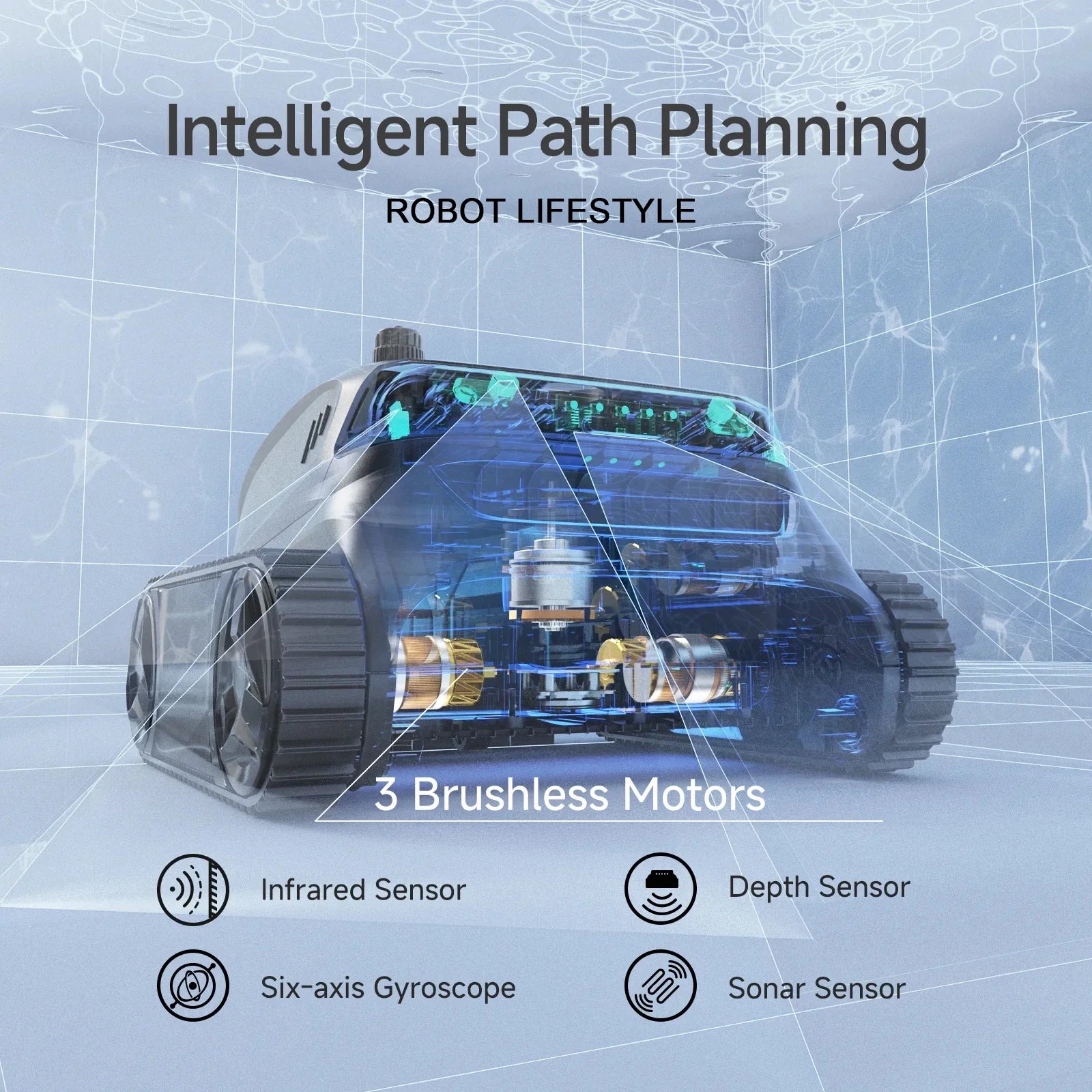 S2 Pro Robotic Pool Cleaner