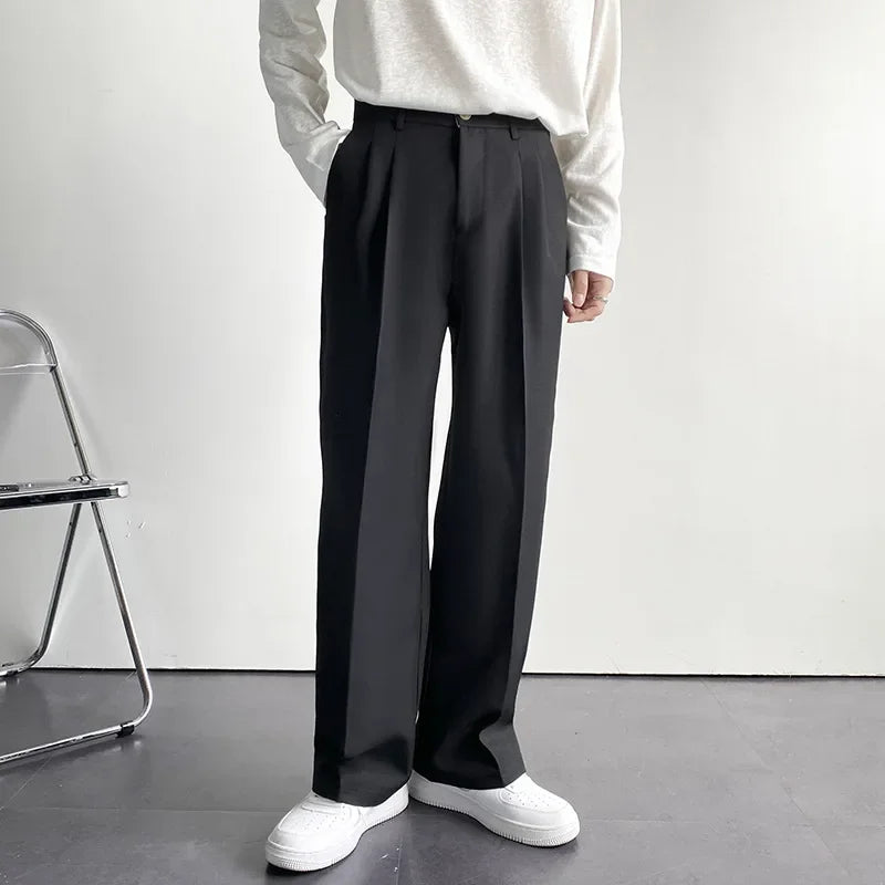 Men's Baggy Wide-Leg Trousers