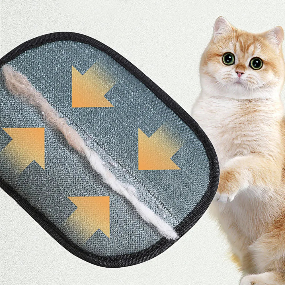 Double-Sided Pet Hair Remover Glove – For Cats, Dogs, Carpets & Sofas