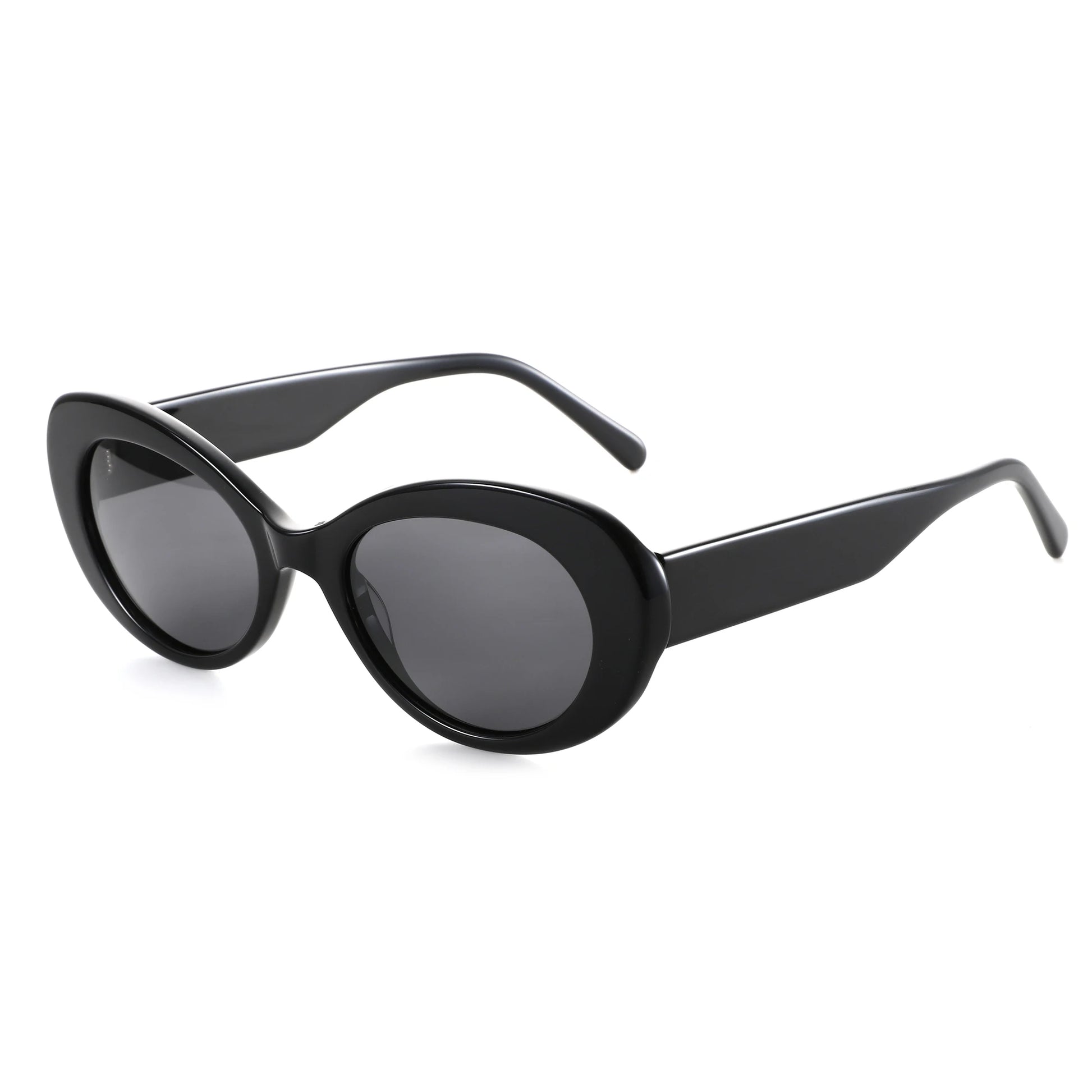 ZENOTTIC Retro Oval Handmade Acetate Polarized Sunglasses