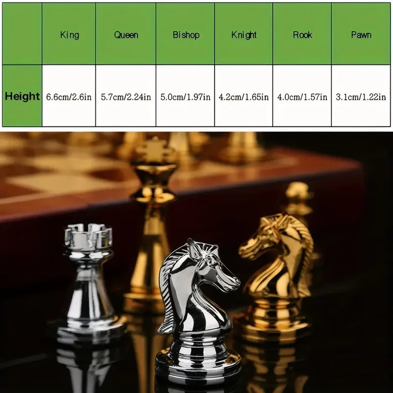 Deluxe Wooden chessboard Set