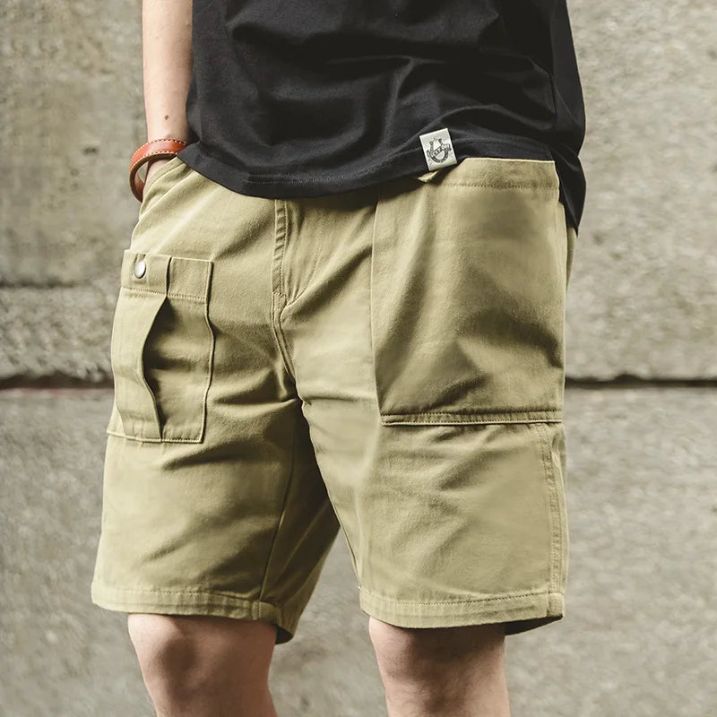 Maden Vintage P37 Cotton Cargo Shorts